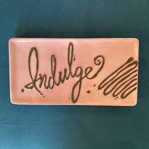 Indulge Ceramic Decorative Tray